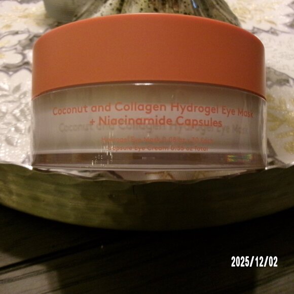 POOSH The things we do COCONUT & COLLAGEN EYE MASK & CAPSULES 2 STEPS NEW SEALED - Picture 2 of 4